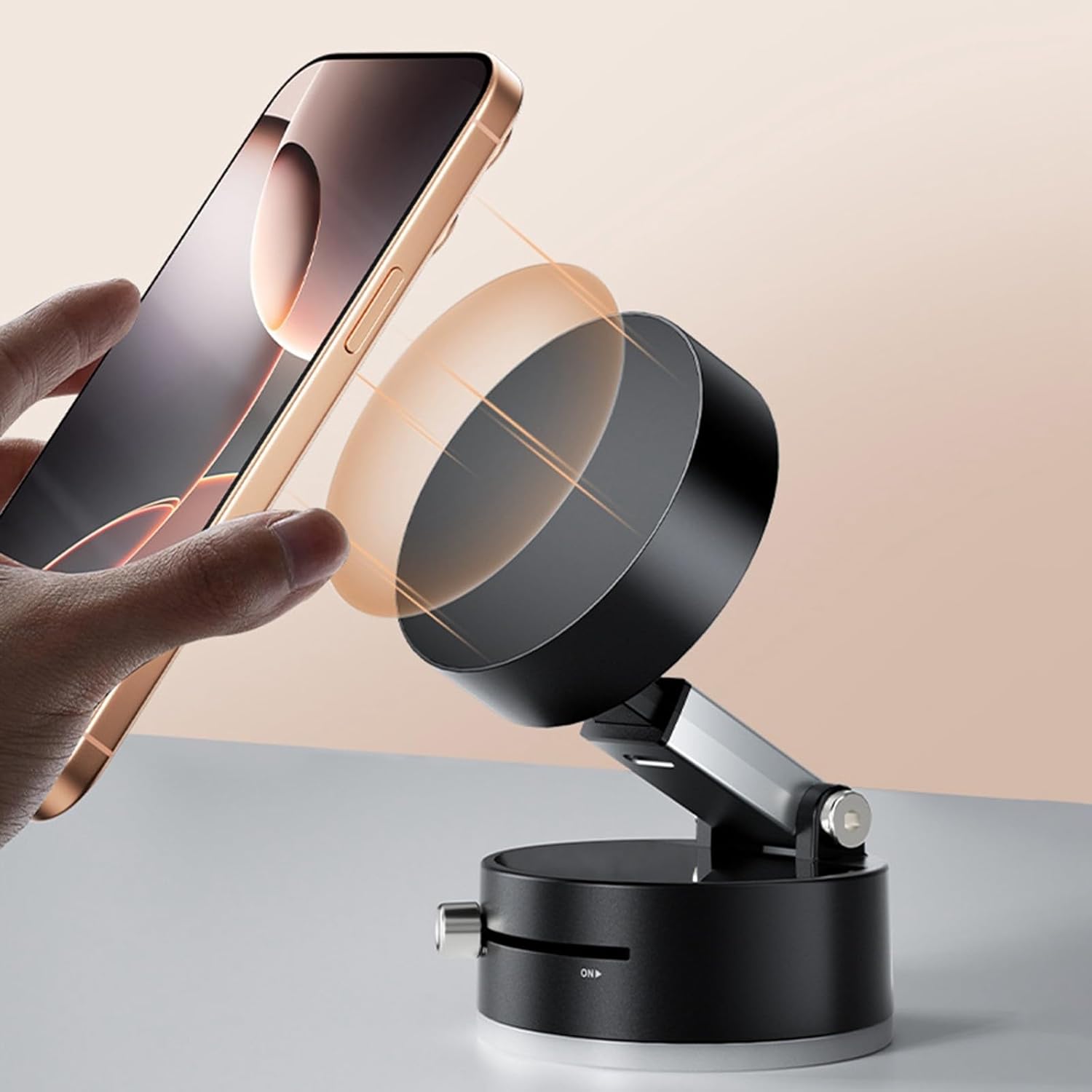 Vacuum Suction Magnetic Phone Holder