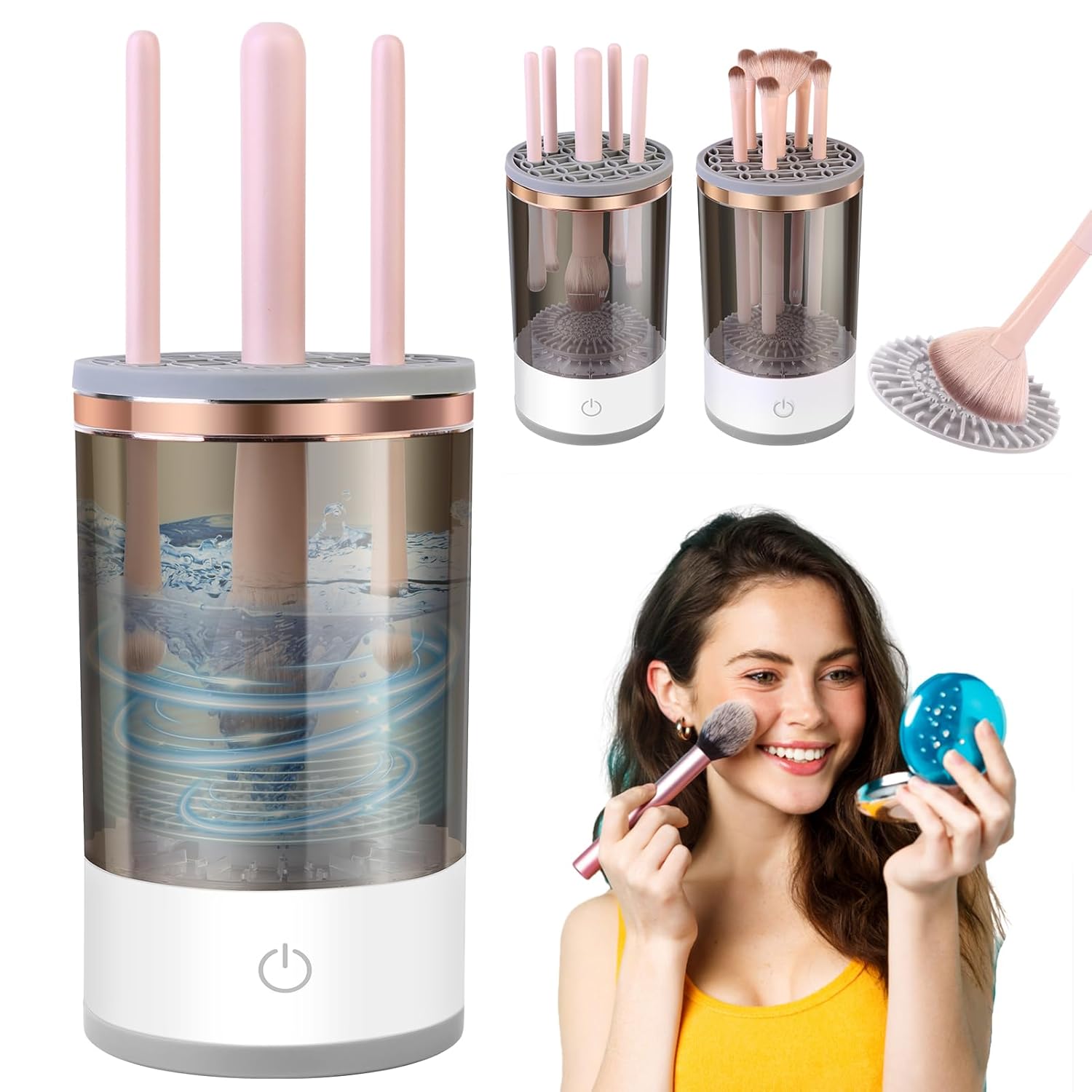 4 in 1 Electric Makeup Brush Cleaner Machine