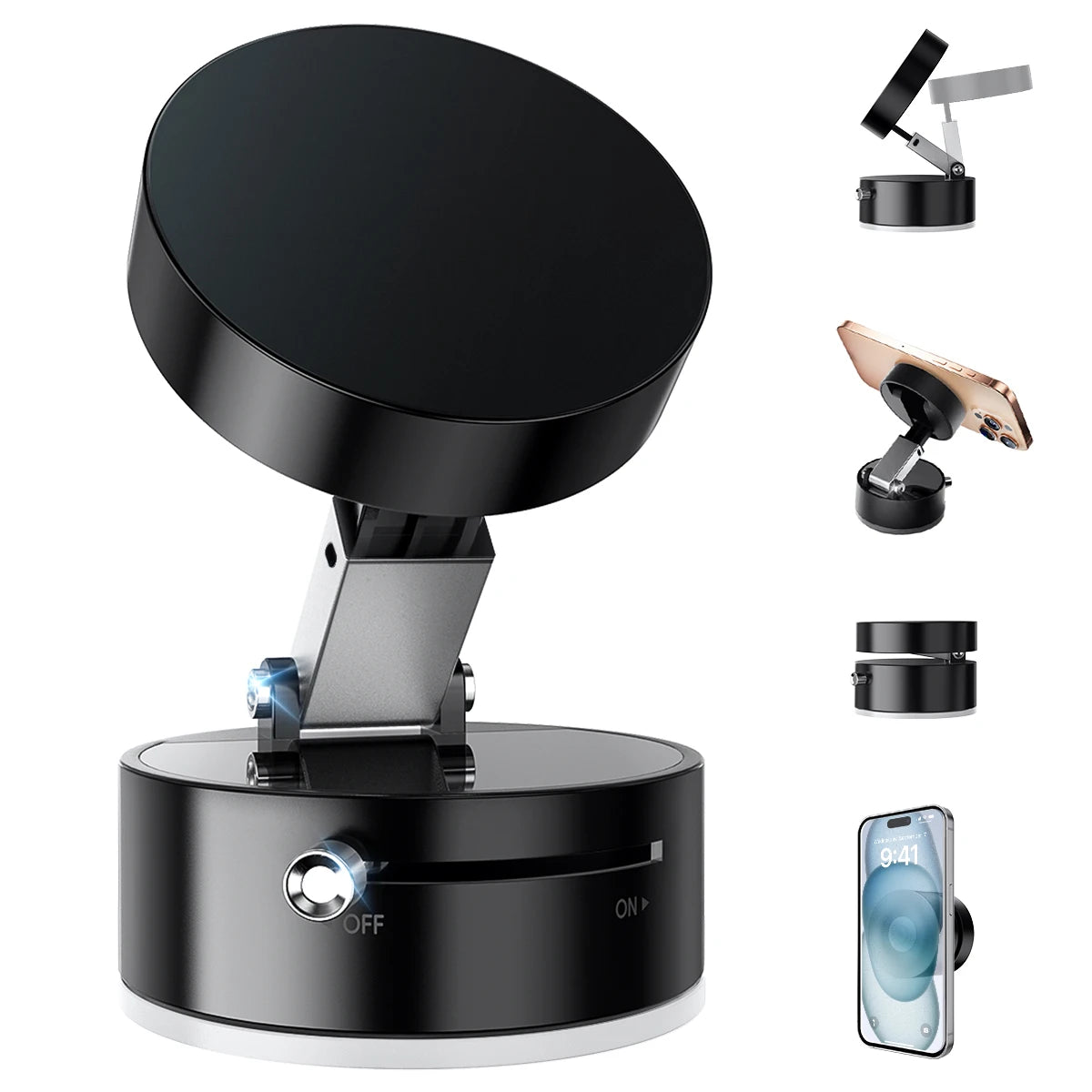 Vacuum Suction Magnetic Phone Holder