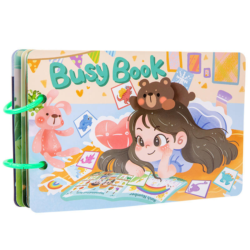 Montessori Kids Learning Busy Book