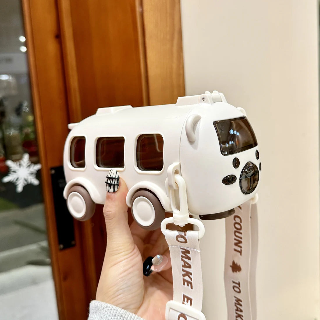 Bus Shaped Water Bottle for Kids